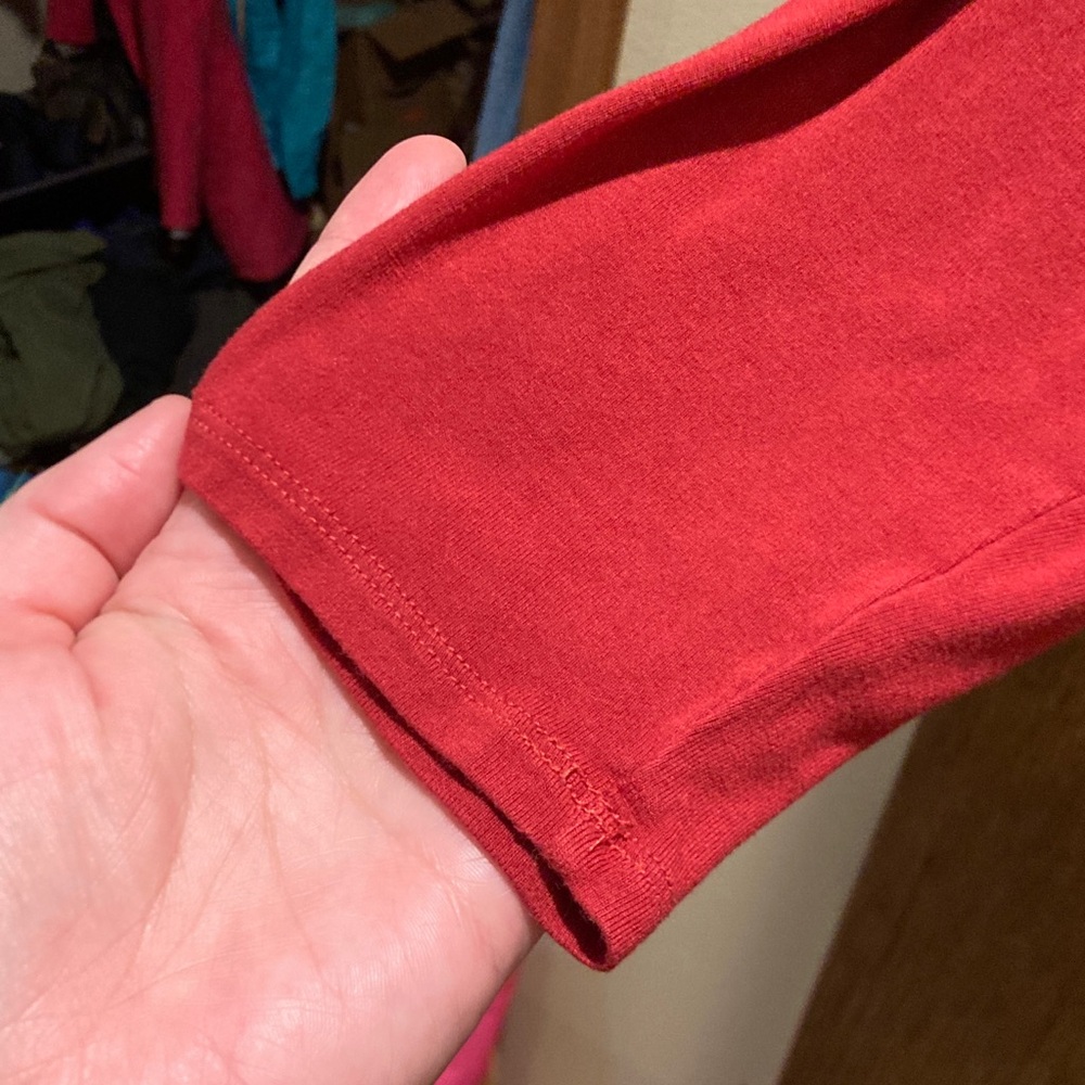 Universal Standard Collared V Neck - Red - Univer… - image 5